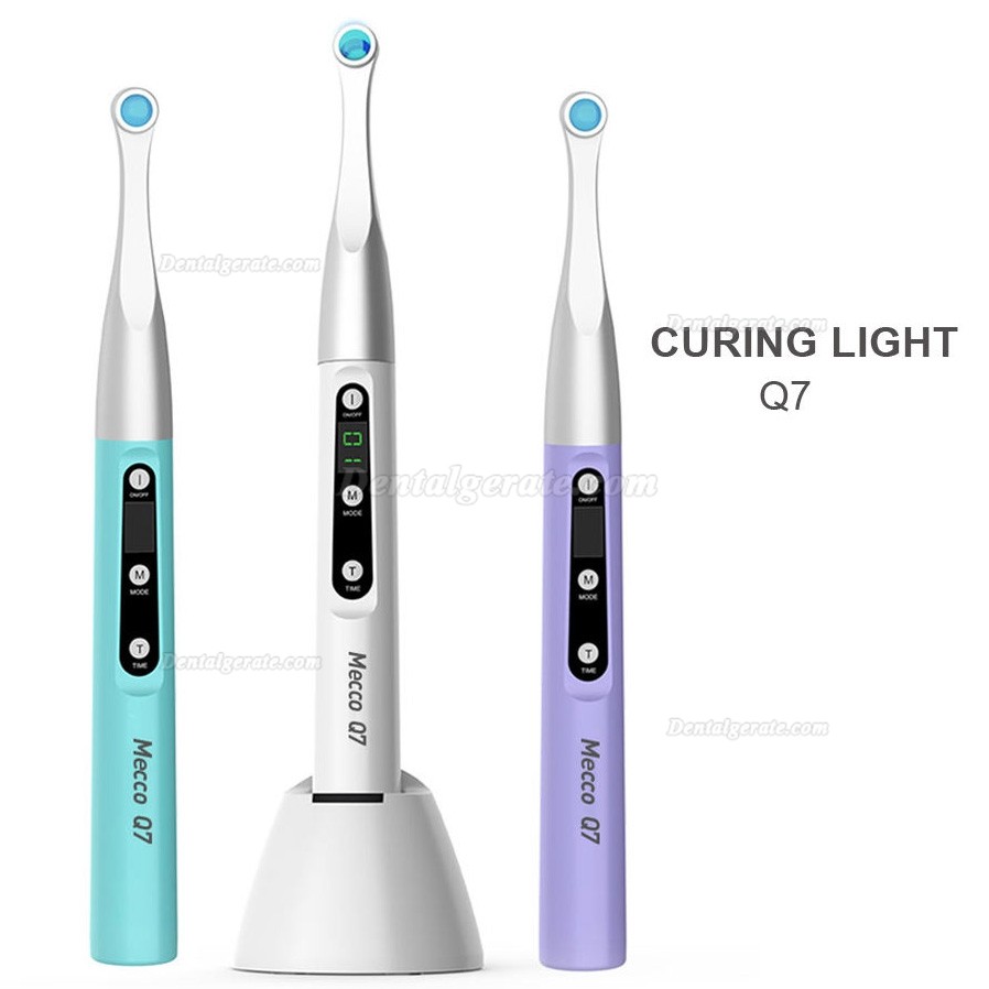 Mecco Q7 Kabellose LED-Polymerisationslampe Dental, max. 2500 mW/cm&sup2;